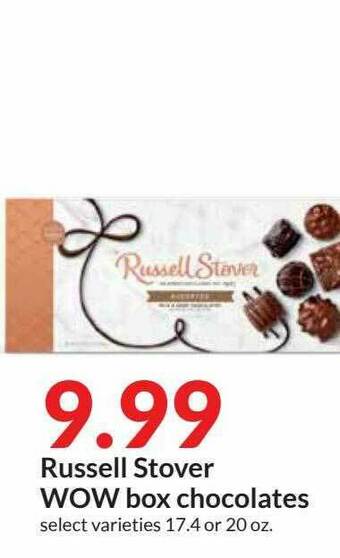 Hy-Vee Russell Stover Wow Box Chocolates offer
