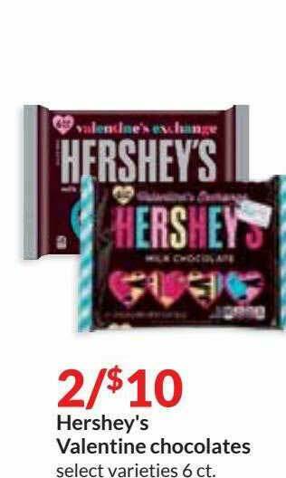 Hy-Vee Hershey's Valentine Chocolates offer