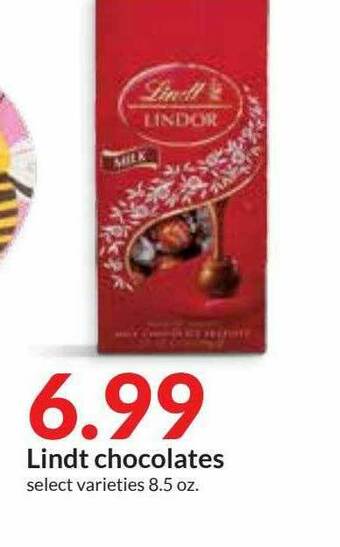 Hy-Vee Lindt Chocolates offer