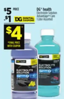 Dollar General DG health Electrolyte Solution offer