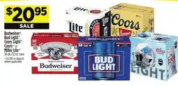 Dollar General Budweiser , Bud Light , Coors Light * or Miller Lite offer