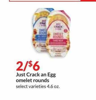 Hy-Vee Just Crack An Egg Omelet Rounds offer