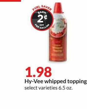 Hy-Vee Hy-Vee Whipped Topping offer