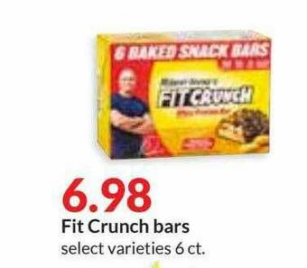 Hy-Vee Fit Crunch Bars offer