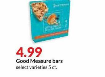 Hy-Vee Good Measure Bars offer