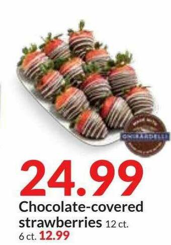 Hy-Vee Chocolate-Covered Strawberries offer