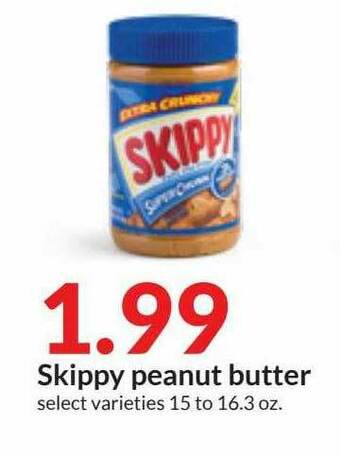Hy-Vee Skippy Peanut Butter offer
