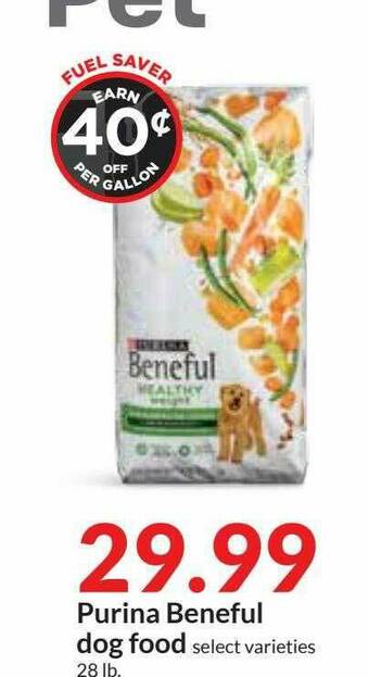 Hy-Vee Purina Beneful Dog Food offer