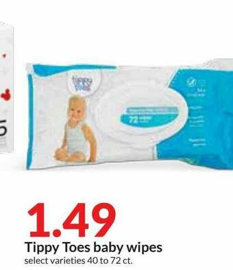 Hy-Vee Tippy Toes Baby Wipes offer
