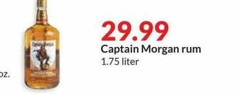 Hy-Vee Captain Morgan Rum offer