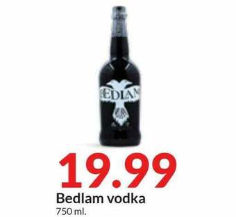 Hy-Vee Bedlam Vodka offer