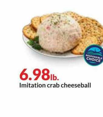 Hy-Vee Imitation Crab Cheeseball offer