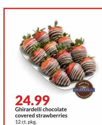 Hy-Vee Ghirardelli Chocolate Covered Strawberries offer