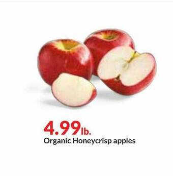 Hy-Vee Organic Honeycrisp Apples offer