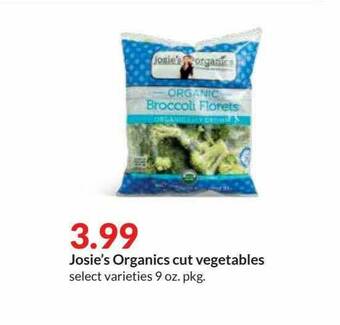 Hy-Vee Josie's Organics Cut Vegetables offer