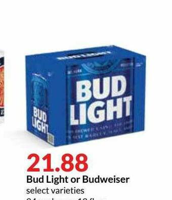 Hy-Vee Bud Light Or Budweiser offer