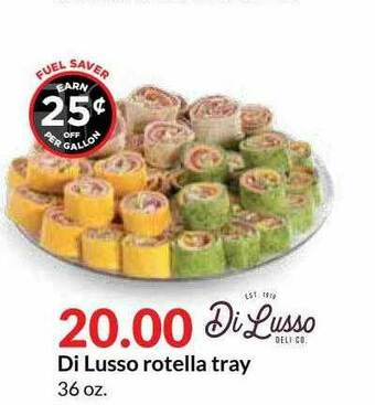 Hy-Vee Di Lusso Rotella Tray offer