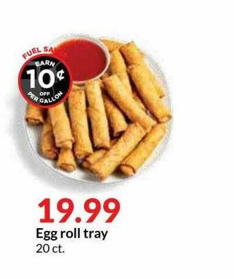Hy-Vee Egg Roll Tray offer