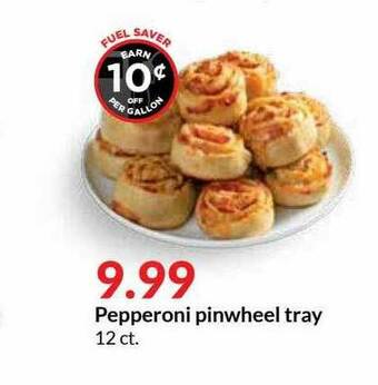 Hy-Vee Pepperoni Pinwheel Tray offer