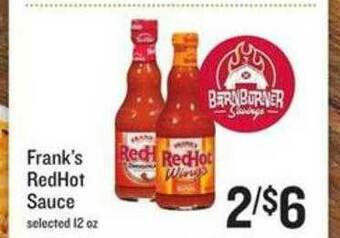 Lowes Foods Frank's RedHot Sauce offer