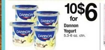 ACME Dannon Yogurt offer