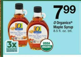 ACME O Organics Maple Syrup offer