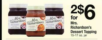 ACME Mrs. Richardson's Dessert Topping offer