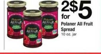 ACME Polaner All Fruit Spread offer