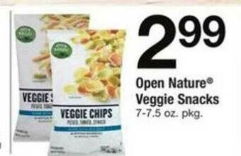 ACME Open Nature Veggie Snacks offer