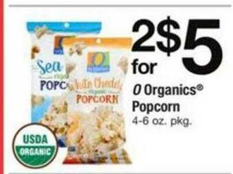 ACME O Organics Popcorn offer