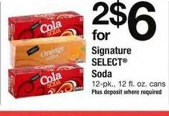 ACME Signature Select Soda offer