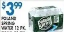 Associated Poland spring water offer