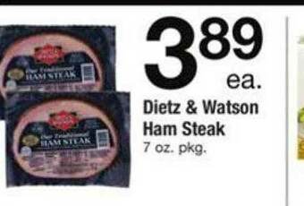 ACME Dietz & Watson Ham Steak offer