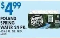 Associated Poland spring water 24 pk. offer