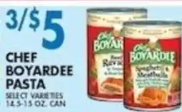 Associated Chef Boyardee pasta offer