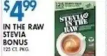 Associated In the raw stevia bonus offer