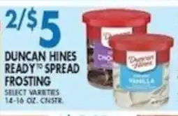 Associated Duncan hines ready spread frosting offer