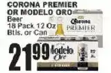 Key Food Corona Premier or Modelo Oro Beer offer