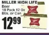 Key Food Miller High Life Beer offer
