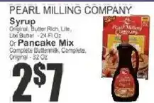 Food Universe Pearl milling company Syrup offer