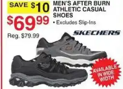 Dunham's Sports Skechers Men's After Burn Athletic Casual Shoes offer