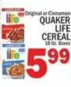 C Town Quaker Life Cereal offer