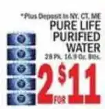 C Town Pure life purified water offer