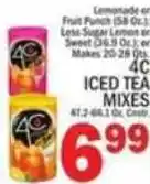 C Town 4c iced tea mixes offer