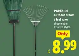 Lidl PARKSIDE outdoor broom / leaf rake offer