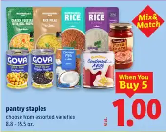 Lidl pantry staples offer