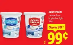 Lidl sour cream offer