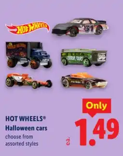 Lidl HOT WHEELS Halloween cars offer