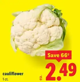 Lidl cauliflower offer