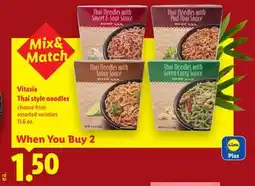 Lidl Vitsasia Thai style noodles offer